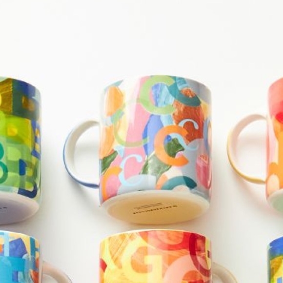 Anthropologie / “C” Lottie Monogram Mug Coffee Cup - Picture 2 of 5